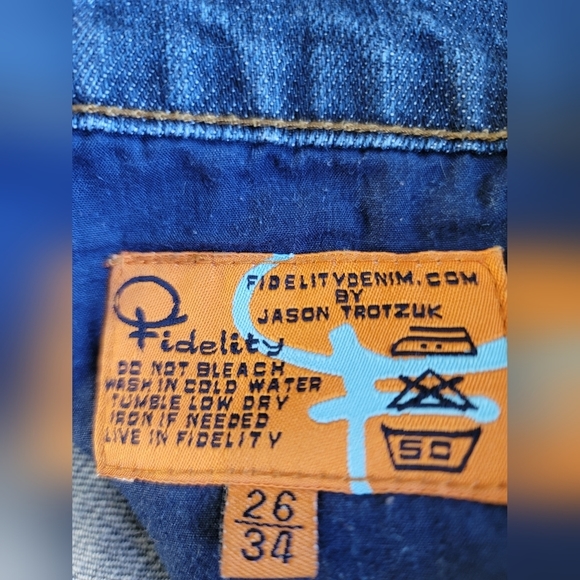 FIDELITY Denim Bella Donna Mid-Rise Boot Cut W26XL34 Silk Rinse 11-324-035 - Picture 5 of 8